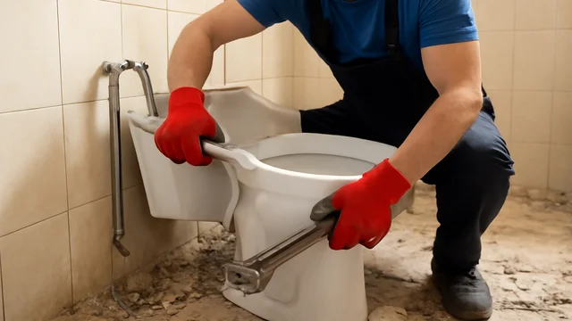 Разборка унитаза